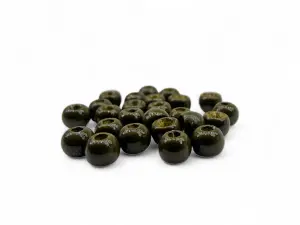 Painted Brass Beads